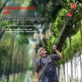 Wiederaufladbare Lithium-Akku-Gartenschere mit Verlängerungsstange