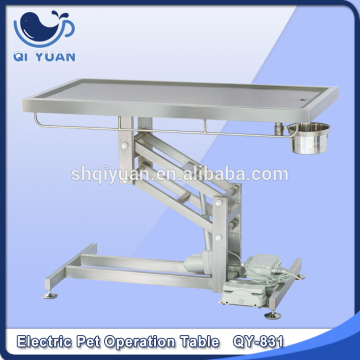 rectangle stainless steel pet operation table/ veterinary table QY-831