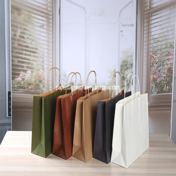 Borsa per maniglia White Kraft Twist