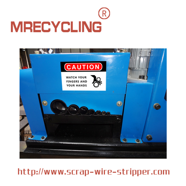 bluerock wire stripping machine