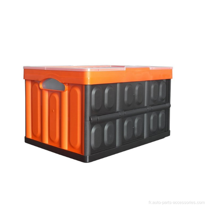 Organisateur de coffre de stockage de stockage de cargaison automatique pliable