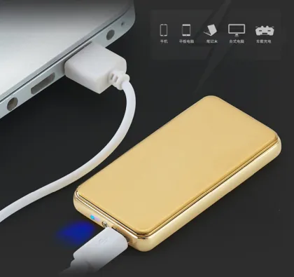 fashion popular dual sides ignite shenzhen usb lighter rechargeable slim cricket lighter