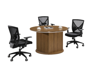 Best Choice 3-Person Round Meeting Table with Chairs - Classical Office Furniture