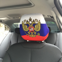 Capa de malha de poliéster Spandex Russia Car Headrest