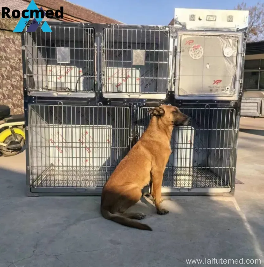 Low Price Good Quality Stainless Steel Veterinary ICU Cage for Dogs and Cats
