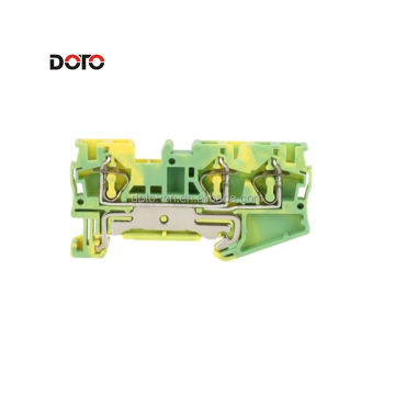 ST 2.5 Series Spring Terminal Block - PE/QUATTRO-TWIN