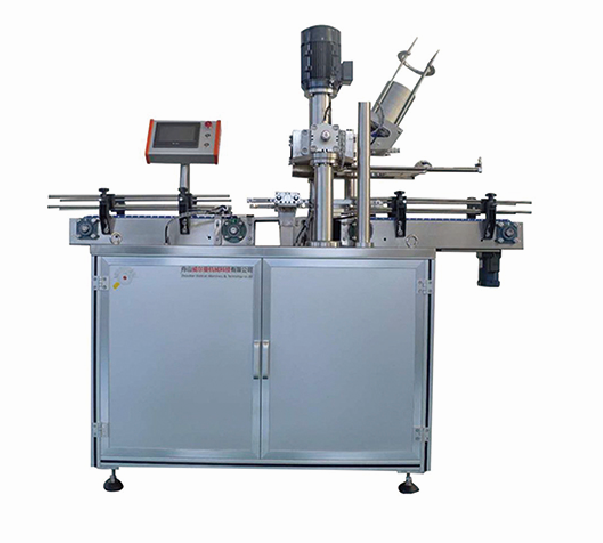 Milk powder pop can seaming machine