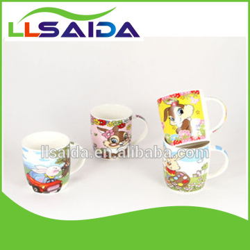 Ceramic mug factory cartoon cup saida cheap stoneware
