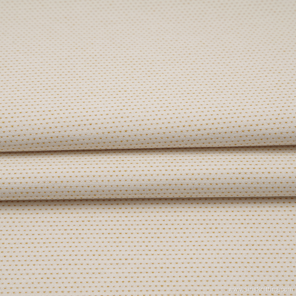 Poly Viscose Span Ponte De Roma Jacquard Fabric