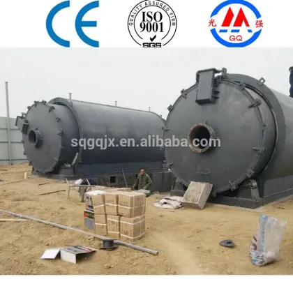 saving energy rubber raw material tire pyrolysis plant