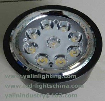 surface mounted led ceiling light, high power 7W 9W 12W cylindrical lamp