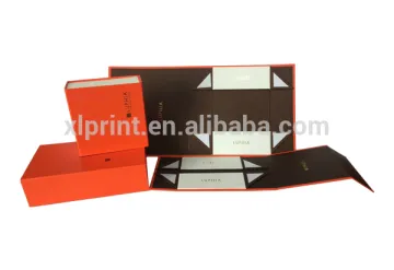 Custom logo rectangular cardboard packaging foldable paper gift box