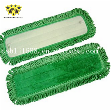 Low Cost Green Color Microfiber Mops Used For Wooden Floor Flat Floor Home Cleaning