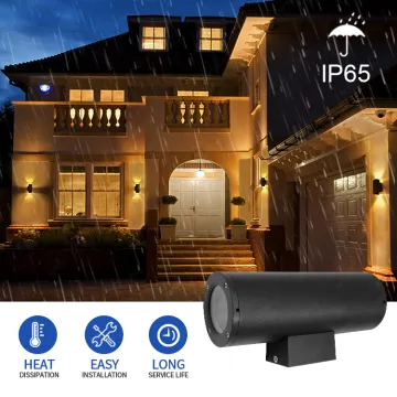 Aluminium Garden Porch Sconce Outdoor Led Wall Lamp