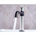 360 rotating stainless-steel button single cold basin faucet