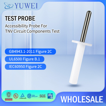 IEC60950 Rysunek 2C Sonda testowa IP ze stali nierdzewnej dla testu części obwodu TNV