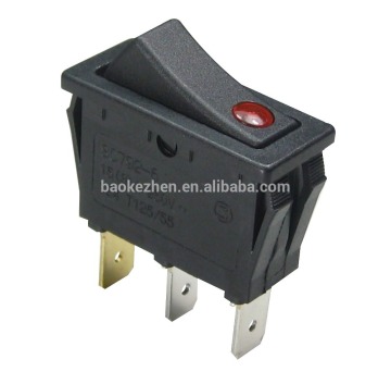 electric SPST lighted rocker switch T125 55 for heater coffee machine power strip home Appliance
