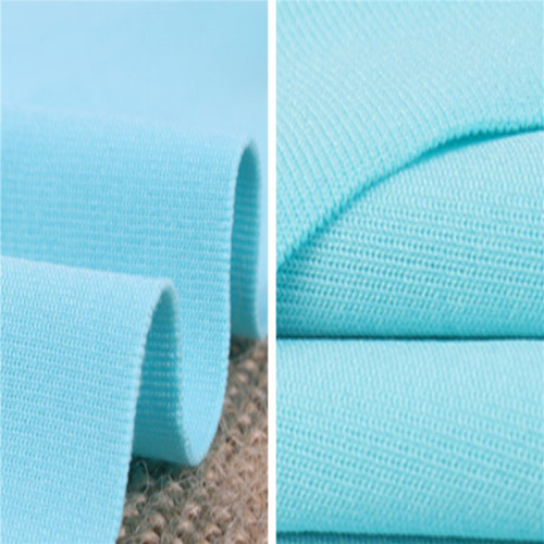 Smooth Polyester Spandex Four-side Stretch Knitted Fabric