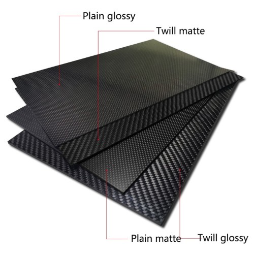 Full 3K kolfiberplatta skiva Board panel