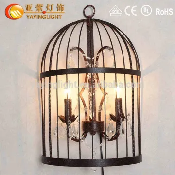 candle bulb iron birdcage chandelier,Hot model birdcage candle chandelier
