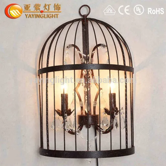 candle bulb iron birdcage chandelier,Hot model birdcage candle chandelier