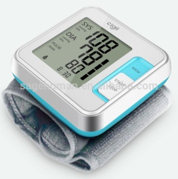 Electronic Digital Wrist Wearable BP monitor with Case