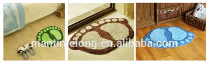 carpet underlay rugs carpet Foot shape carpet