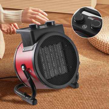 Kawalan suhu dua desktop blower udara hangat dengan motor tembaga penjimatan tenaga