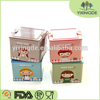 Round Customized tin gift can