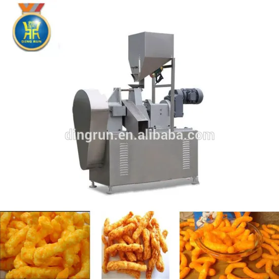 Maize / corn flavor low cost high consumption kurkure snacks extruding machine