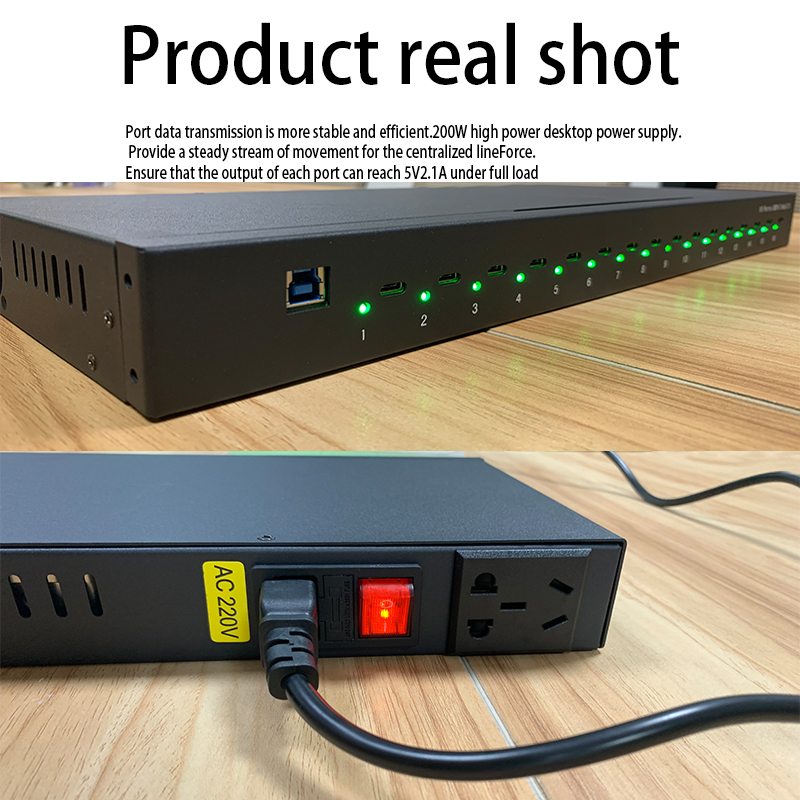 16 Type-C port USB3.0 hub