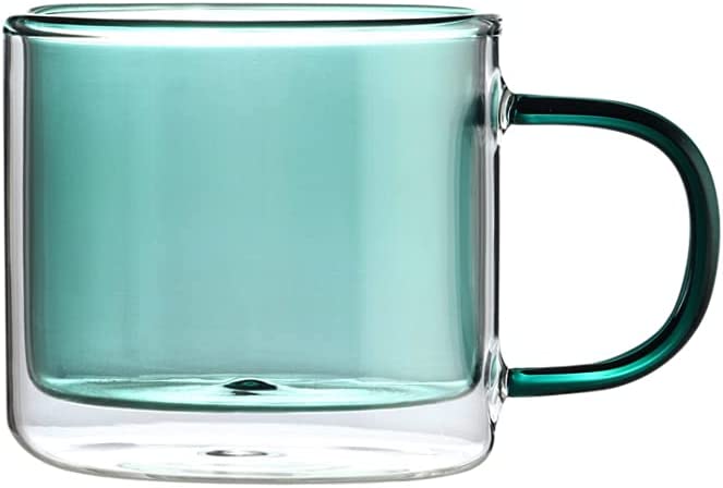 high quality Double Wall glass coffee mug