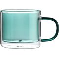 high quality Double Wall glass coffee mug