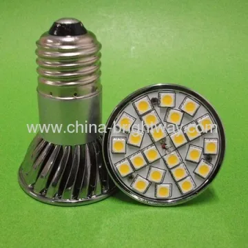 Cool White E27 5w Led Spotlight Smd5050 24leds 