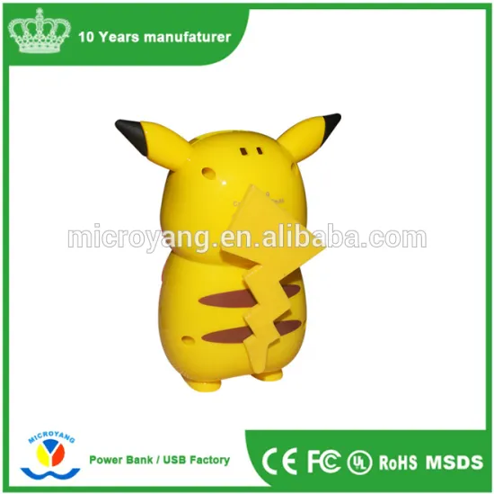 China factory wholesale Pokemon go ball mobile power bank 5200mAh Poke ball battery charger pikachu pokeball power bank