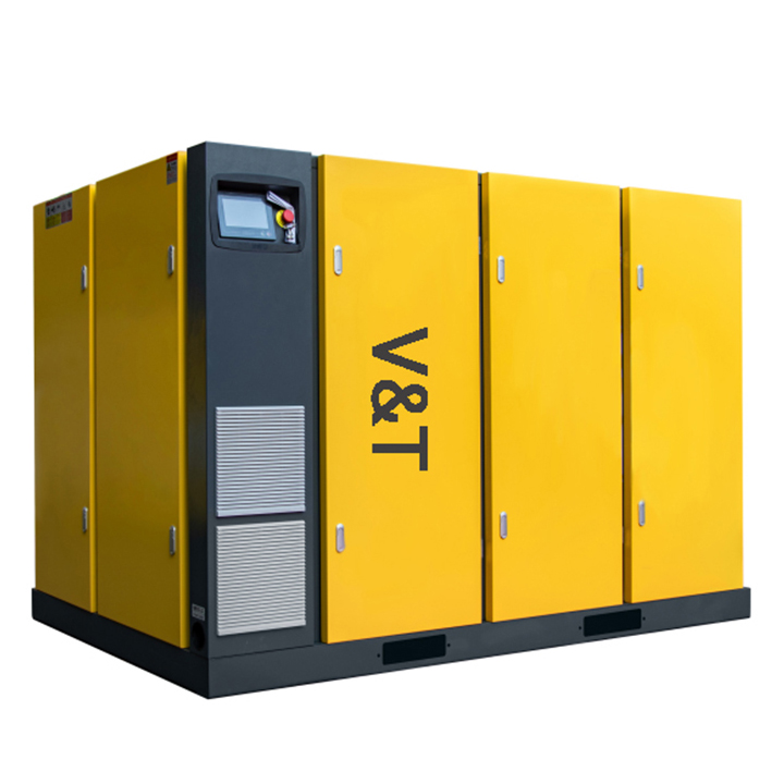 160kW 2 stage rotary screw air compressor