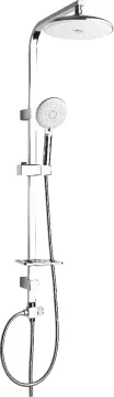 Stainless Steel Head Shower and Hand Shower Column