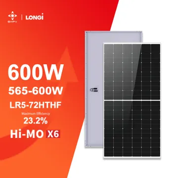 Manufacturer Price for Longi Solar Panel HI-MO X6 Series Full Black Modules: 565W to 600W