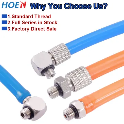 PU Tube Connectors and Miniature Fittings SMC Type Nipples