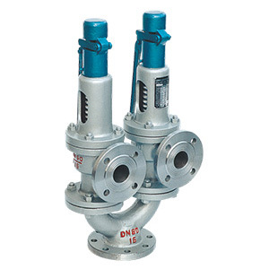 Duplex spring-loaded safety valve