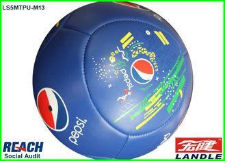 Machine Stitched World Cup Soccer Balls Standard Size Blue