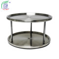 Organizador de cocina 2 Tier Lazy Susan giratoria giratoria