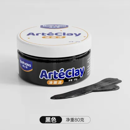Bothidea oil sludge painting supplementary black