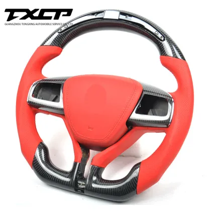 Custom Alcantara carbon fiber steering wheel Fit for Maserati Ghibli Levante quattroporte  racing wheel convertible