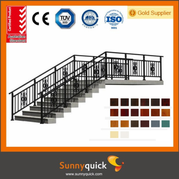 Guangzhou Factory Europe style aluminum railing aluminum guard bar