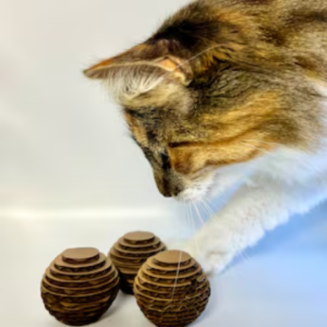 遊び好きな猫のための耐久性のある猫爪とぎボール