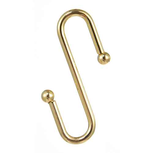 Brass metal gold decorative hanging hook for kitchen