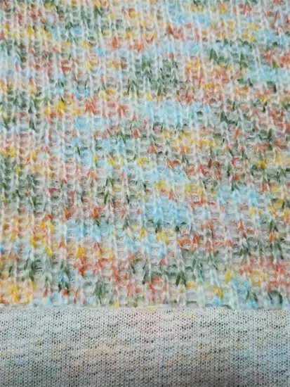 Acrylic Poly Rayon Y/D Stripe Double Hacchi Jersey