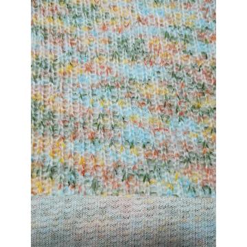 Acrylic Poly Rayon Y/D Stripe Double Hacchi Jersey