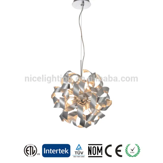 fashion light modern oval crystal chandelier aluminum chandelier light